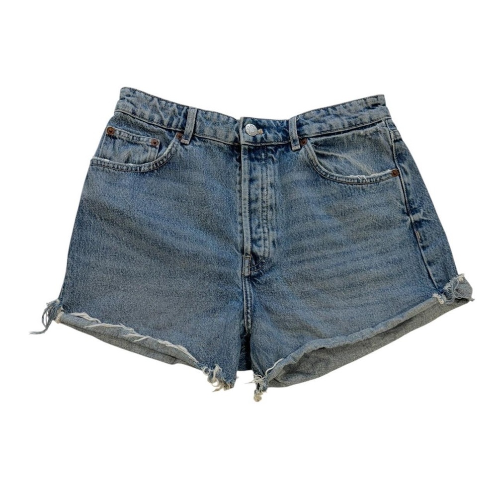 Zara Blue Denim 90s Shorts